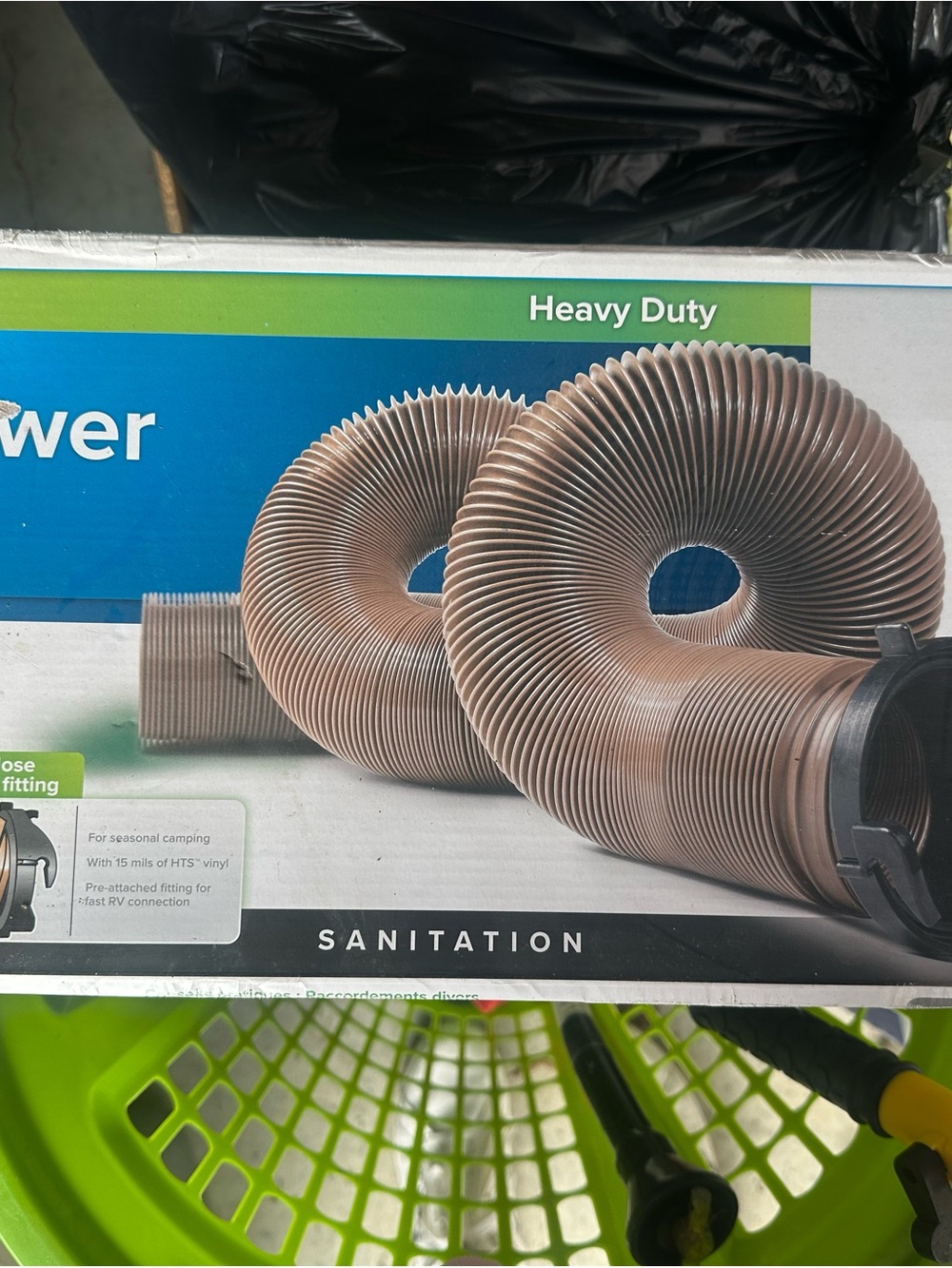 CAMCO RV Sewer Hose AND Flexible Hose Adapter NEW - bundle